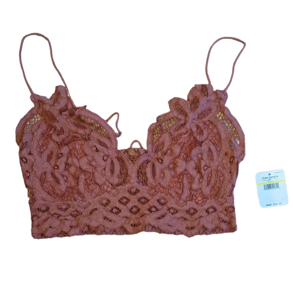 Free People Other - Free People Intimately FP Adella Longline Bralette M New With Tags